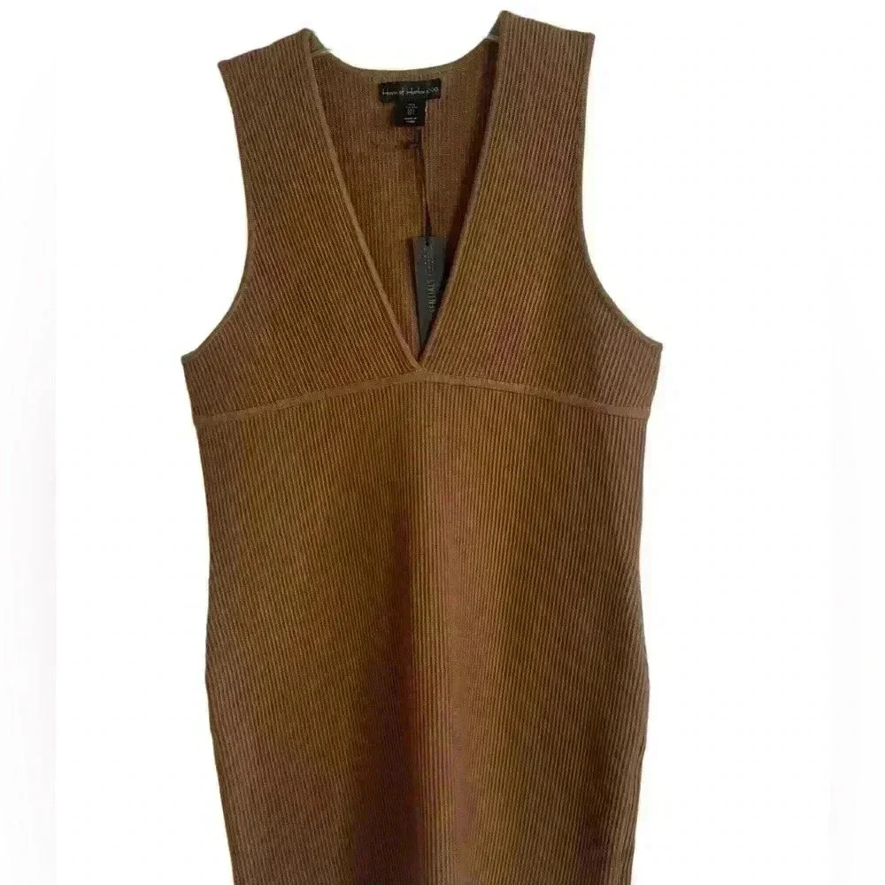 House of Harlow 1960 NWOT Plunging V-Neck Sleeveless Dress Size Large